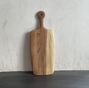 Planche rectangulaire en bois d'acacia - Taille S