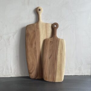 Planche rectangulaire en bois d'acacia - Taille S – Image 2