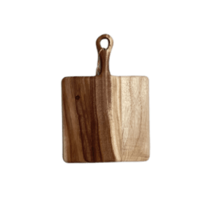 Planche carrée en bois d'acacia - Taille XS