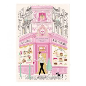 Torchon décoré Façade Pâtisserie