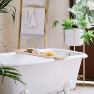 Plateau pour baignoire en bambou – Image 3