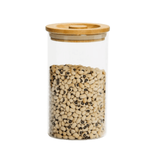 Pot en Verre avec Couvercle Bambou - Taille M