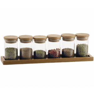 Pots à Epices avec Plateau