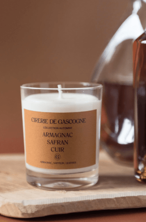 Bougie Parfumée - Armagnac, Safran, Cuir - Cirerie de Gascogne