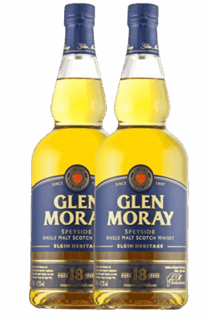 Glen Moray 18 ans - Lot de 2